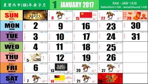 Okay mungkin ade stgh yg ckp => eleh stakat maulidur rasul pon nak publish <= korang ni.maulidur rasul tu penting tau!!! Kalendar Kuda Tahun 2017 Termasuk Cuti Peristiwa