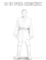 Feel free to print and color from the best 37+ obi wan kenobi coloring page at getcolorings.com. O Is For Obi Wan Kenobi Star Wars Alphabet Coloring Page The Star Wars Mom Parties Recipes Crafts And Printables