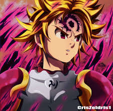 Meliodas「メリオダス」 is the captain of the seven deadly sins and is the dragon's sin of wrath. Meliodas Demon Power By Criszeldris1 Seven Deadly Sins Seven Deadly Sins Anime Anime