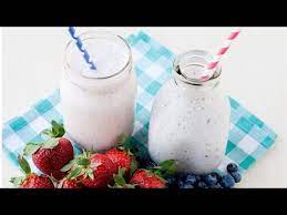 Homemade Yogurt Drinks With Real Fruit Drinkable Yogurt Youtube