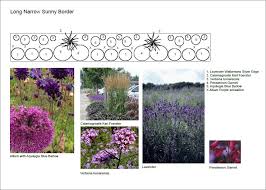 Narrow Border Plant Design Colorful Garden Narrow Garden
