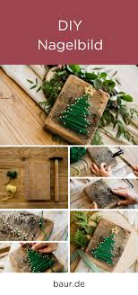 Diy Nagelbild Christbaum Weihnachtsdeko Selbstgemacht Diy Geschenk Diy Deko Weihnachten Du Benotigst Nagel Einen Hammer E Diy Deko Weihnachten