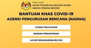 Bantuan diberikan kepada penjaja/peniaga kecil, pekerja dan individu yang terjejas sumber pendapatan agar dapat meneruskan kelangsungan hidup dalam tempoh ini. Download Borang Permohonan Bantuan Khas Covid 19 Nadma Kementerian Pembangunan Wanita Keluarga Dan Masyarakat Kpwkm Facebook