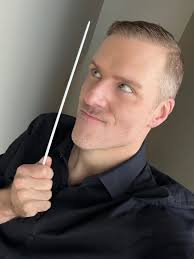 happy proud grateful conductor #conductor #stickman #musician  #musiciansofinstagram #singer #singersofinstagram #face #eyes #blueeyes  #jawline #fiveoclockshadow #scruff #scruffy #zaddy #gay #instagay  #gayselfie #gaygram #menstagram #pride #feelinggood