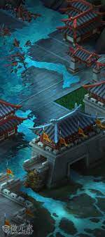 竖版手游场景地图大合集 进入e3d environment concept art isometric art environment design