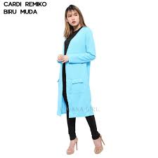 Mulai dari motif bunga, etnik, sampai motif retro maupun klasik. Bl Crremiko Cardigan Panjang Polos Wanita Shopee Indonesia