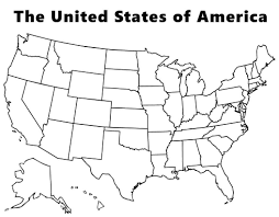 Mapa dos estados unidos com seus estados e capitais. Mapa Dos Estados Unidos Da America Para Colorir Imprimir E Desenhar Colorir Me