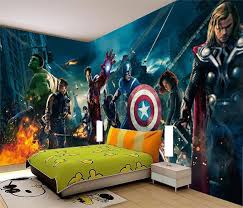 Avengers Marvel Heros Iron Man 3d Full Wall Mural Photo Wallpaper Home Dec Kids Marvel Room Marvel Bedroom Avengers Room