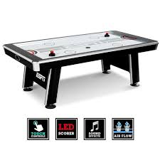 96 4 Player Air Hockey Table With Digital Scoreboard Air Hockey Air Hockey Table Intense Games