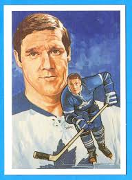 Tim Horton 1985 Cartophilium Hockey Hall of Fame #188(ex-mt) Toronto Maple  Leafs