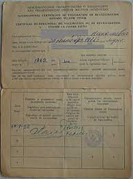 Vaccination certificate, two types according to the vaccination phase: International Certificate Of Vaccination Or Prophylaxis Wikipedia