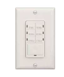 Enerlites White 4 Hour In Wall Preset Timer Switch W Wall Plates Enerlites Het06 R W Homelectrical Com