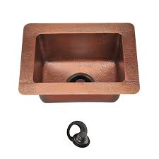 copper single bowl kitchen sink