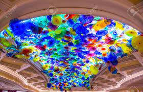 Blown glass flower petals yellow and orange price 20.00. Las Vegas Dec 05 The Hand Blown Glass Flower Ceiling At The Stock Photo Picture And Royalty Free Image Image 17003068