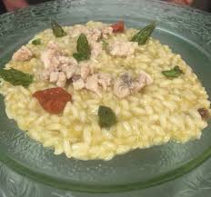 Risotto con gamberi e asparagi. Risotto Con Asparagi Gamberi E Pesce Spada Parola Di Chef
