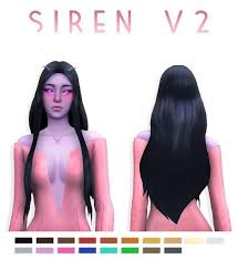 The sims 4 clothing custom content downloads the game has much more to offer you. Siren V2 Hair At Simandy The Sims 4 Catalog Sims 4 Mods Clothes Sims 4 Sims