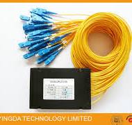 1*32 Passive Optical Fiber PLC Splitter Box Low Pdl , Low Insertion Loss  For Fiber To Home