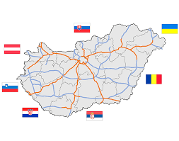 Magyar nyelv, magyarország megyéi, hegységek, megyeszékhelyek, közlekedés, budapest. Magyarorszag Autopalyak Szomszedok Nehez