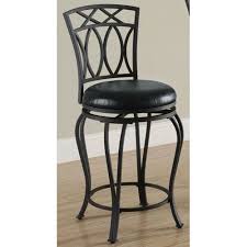 Metal kitchen stools 24 inch. Coaster Furniture 24 Inch Elegant Metal Counter Stool With Black Faux Leather Seat 122059 Bellacor