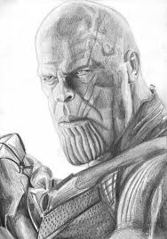 Thanos Infinity War Sketch By Maytheforcebewithyou Marvel Art Drawings Avengers Drawings Marvel Drawings