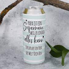 Gerade kinder basteln zum vatertag gerne ein persönliches präsent. Bier Zum Vatertag Papa Ist Ein Supermann Mit Ihrem Wunschtext