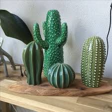 Ceramic Cactus Ikea Dekor Ic Mekanlar Seramik Sanati