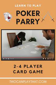Poker Parry Card Game That Is Ideal For Two Players Card Games Playing Card Games Fun Card Games