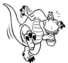Coloring books for boys and girls of all ages. Angry Allosaurus Coloring Page Kids Play Color