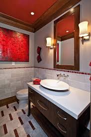 It's a teensy change that will instantly boost a drab space. 21 Sensational Bathrooms With The Ravishing Flair Of Red