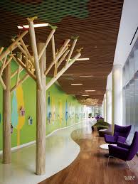 Over The River And Through The Woods Zgf S Randall Children S Hospital Healthcare Interior Design Hospital Interior Design Hospital Design