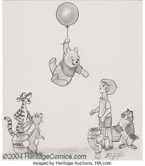 Brought to you by @disney. Bill Justice Walt Disney S Winnie The Pooh Sketch Original Art Lot 4132 Heritage Auctions