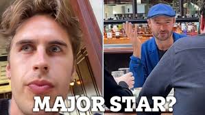 Watch TikTok star's hilarious video after he thinks he's spotted HUGE US  superstar at his local pub