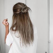 2016 Trend Yarim Topuz Halfbun Yarimtopuz Yarim Topuz Frisuren Hochsteckfrisur Frisur Hochgesteckt