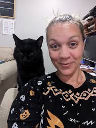 Our old soul Levi contemplating the darkness and the woods. Wendi Miller he  is a deep thinker