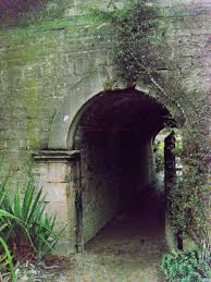 Tunnel To Secret Garden Newstead Abbey Nottinghamshire England