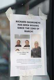 Police searching for missing west london student richard okorogheye say the body of a man has been found in a pond.richard okorogheye. Daaxurhkl3li4m