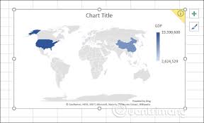 How To Draw A Map Chart On Excel