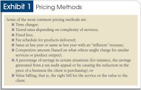 Pricing Billing And Collecting Fees