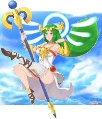 Palutena Skyworld S Goddess By Https Www Deviantart Com Sarukaiwolf On Deviantart Kid Icarus Kid Icarus Uprising Video Games Girls