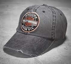 Men S Genuine Oil Patch Cap Harley Davidson Hats Harley Davidson Accessories Harley Davidson Gear