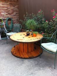 Pin By Alice Galipp On Made Planted Constructed Outdoor Tables Spool Tables Cable Drum Table
