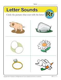 Letter Sounds R Preschool Letter Worksheet Letter Worksheets For Preschool Letter Sounds Letter Sounds Preschool