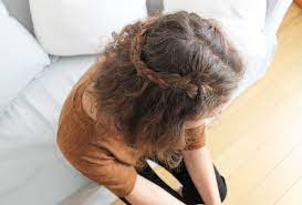 Demi Tresses Sur Le Cote Demi Tresse Cheveux Tresse