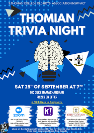 A comprehensive database of more than 10 physical education quizzes online, test your knowledge with physical education quiz questions. Thomian Trivia Night S Thomas College Old Boys Association Nsw Act