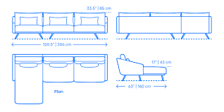 Or maybe your favorite video game and a bag of chips? Costura Sectional With Chaise Dimensions Drawings Dimensions Com