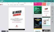 Crea diseños de se busca personal en un minuto