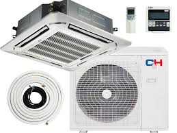 It's time to stay cool, but how do you choose which cooling system is best? Cooper Hunter 24 000 Btu Sophia Series Single Zone Ceiling Cassette Ductless Mini Split Air Conditioner System With Kit Walmart Com Walmart Com