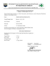 Surat yang menjelaskan jika kesehatan kita dalam keadaan baik dan tidak. 9 Contoh Surat Dokter Keterangan Sakit Puskesmas Dan Klinik