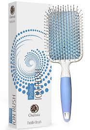 Annie soft 100% pure boar bristle wave hair brush durag man: Amazon Com Hair Brush For Thick Hair With Ionic Minerals Paddle Brush For Men And Women For Blow Drying Straightening Gentle Bristles Easy Comfort Grip Flat By Osensia Beauty