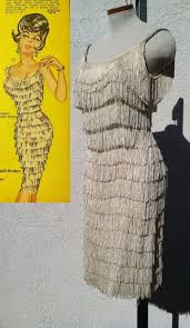 50s 60s Fredericks Of Hollywood Fringe By Berniedexterdesigns 350 00 Vintage Clothes Women Fredericks Of Hollywood Fashion Illustration Dresses